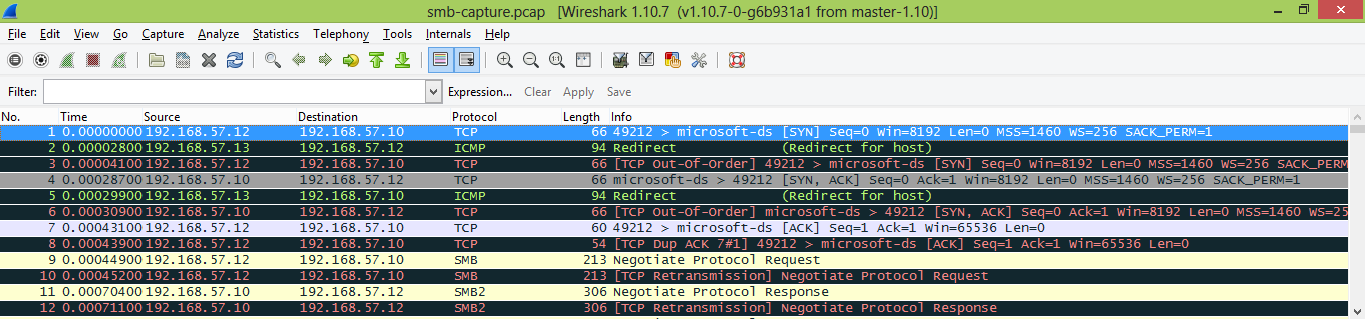 save wireshark pcap